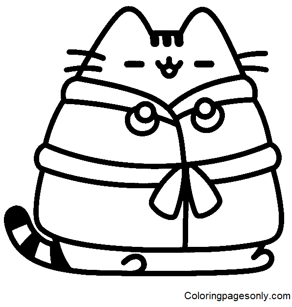 Paginas Para Colorear De Pusheen y Pintar - Imágenes Para Dibujar Gratis